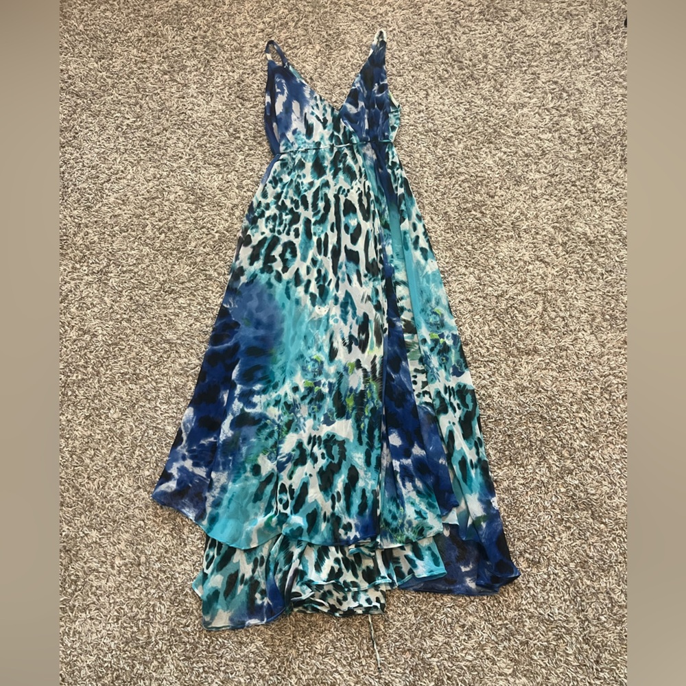 VENUS Oceanic Leopard Print Swim Cover-Up